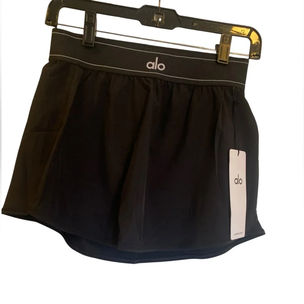 ALO Yoga | Skirts | Nwt Alo Yoga Match Point Tennis Skirt Black